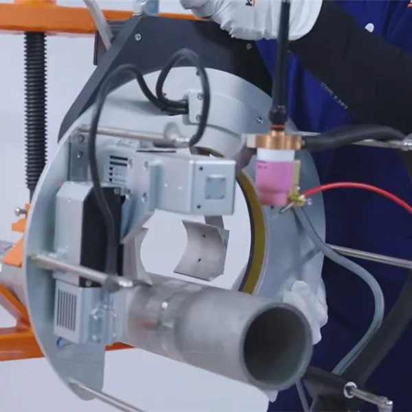 Kepuni XD-K400 Orbital Power Supply with a choice of open weld heads