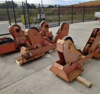 Bode SAR 600 30 ton Welding Rotators, 1 drive unit and 2 idlers