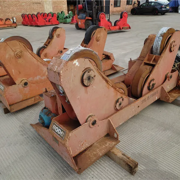 Bode SAR 600 30 ton Welding Rotators, 1 drive unit and 2 idlers
