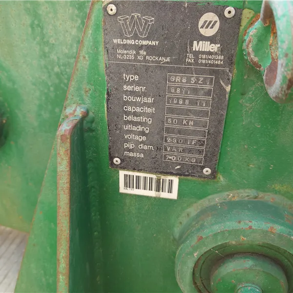 Miller GRS 5 Z 1 SAR welding rotators 30 ton