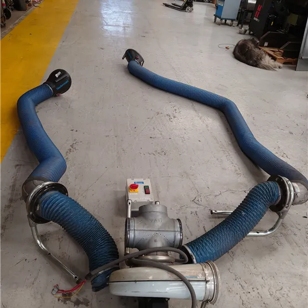 Nederman Fume Extraction Dual arms 4m and 2 m arms