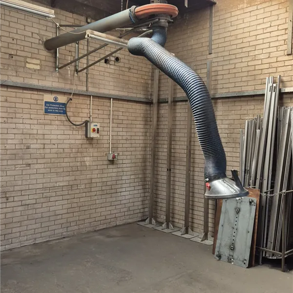 Nederman Fum Extractor wall mounted fan and arms