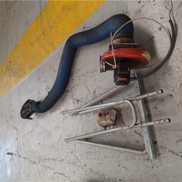 Nederman Fume Extractor wall mounted fan with 3m arms