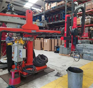 Bode 2 x 2 RMB column and boom with swive base
