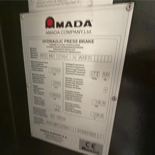 Amada CNC Press Brake HFE M2 4 axis