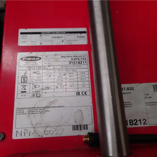 Fronius MagicWave ac/dc 4000 Job G/F TIG Power Source water cooled