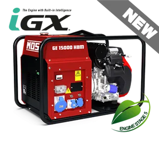 Mosa GE15000 HBM AVR Petrol Generator 230V