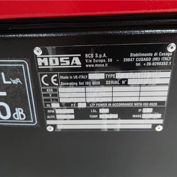 Mosa Generator GE SX-16000 35.CM5S10F