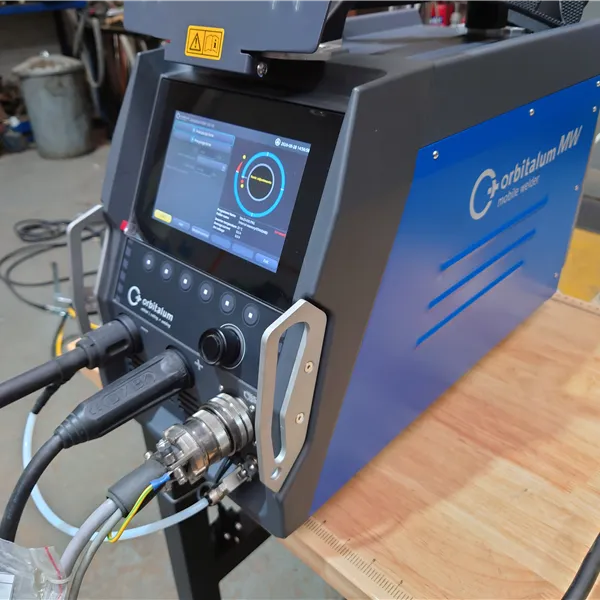 Orbitalum Mobile Welder with MH 4.5 open head