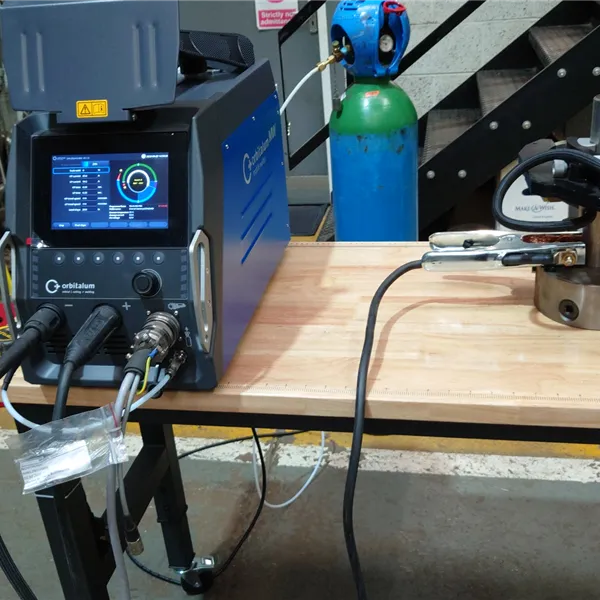 Orbitalum Mobile Welder with MH 4.5 open head