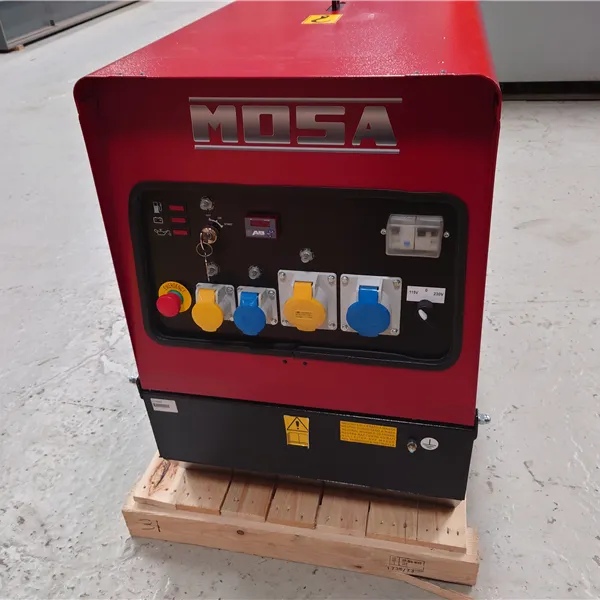 Mosa Generators. Over 60 machines for sale petrol and diesel