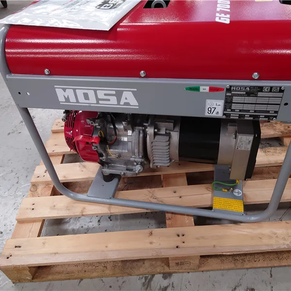 Mosa Generators. Over 60 machines for sale petrol and diesel