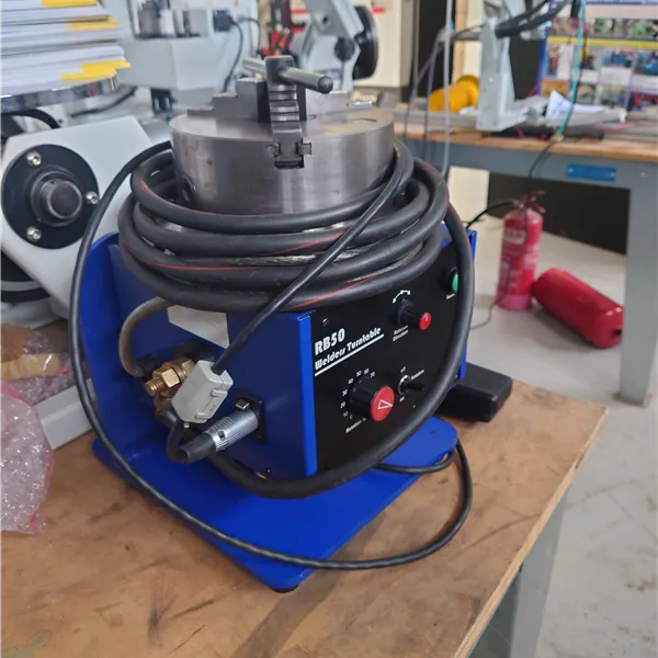 VBC B3 Welding Positioner, hollow shaft and foot control
