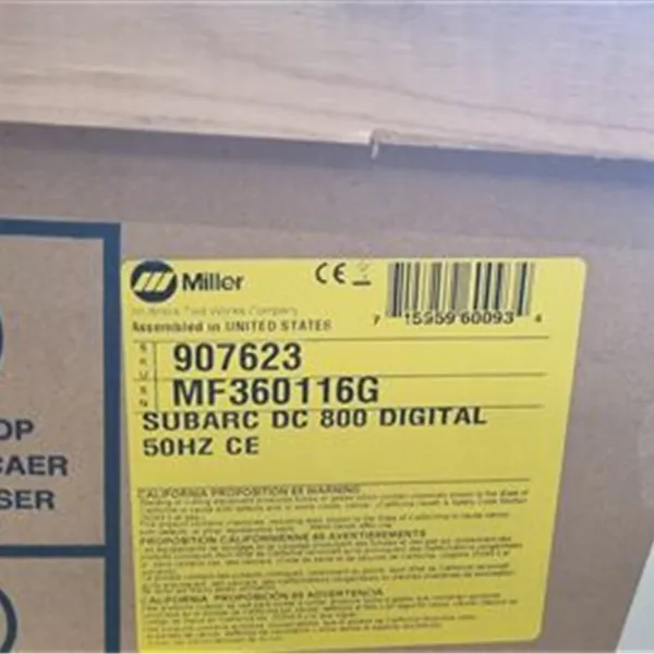 Miller SubArc DC 800 Submerged (SAW) Welding Digital Power Sources