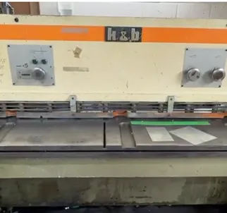 K & B Guillotine 2m x 4mm