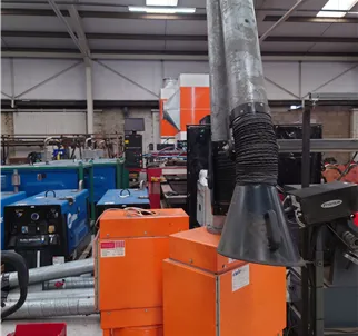 Barjek Fume Extraction 3m arm, 220 volts £500 for both units