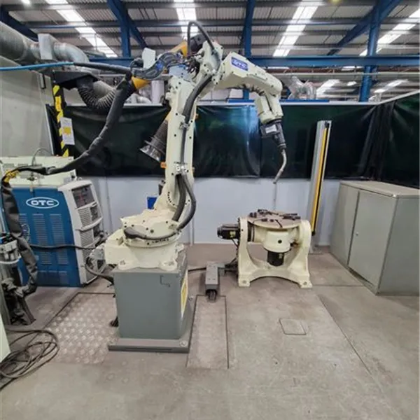 OTC Syncro Feed Welding Robot Package with positional equipment