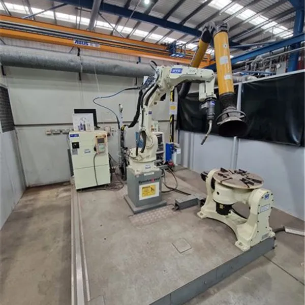 OTC Syncro Feed Welding Robot Package with positional equipment