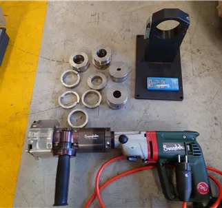 Swagelok Tube Facing Machine with Metabo Drive 230v 