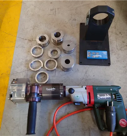 Swagelok Tube Facing Machine with Metabo Drive 230v 