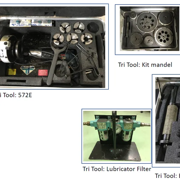 Tri-Tool Orbital Bevelling and Facing Tools - Protem 
